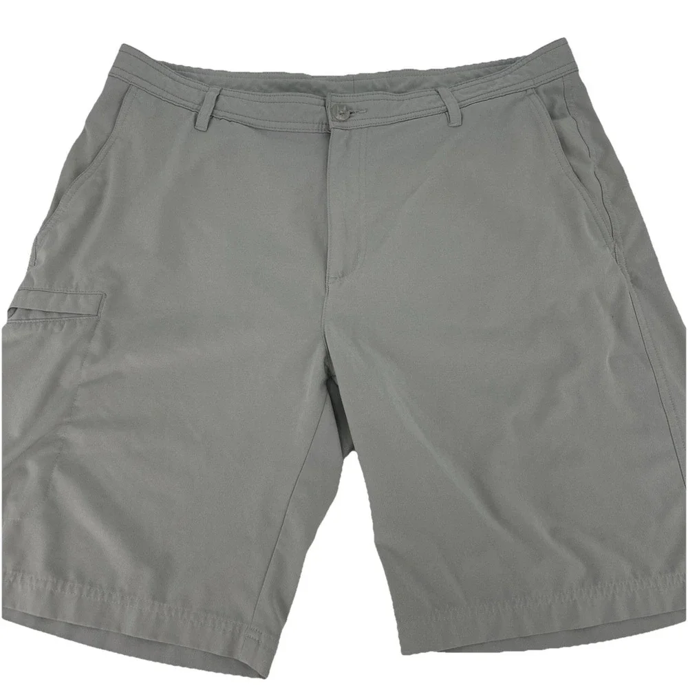 Columbia PFG‎ Mens Gray Performance Fishing Gear Shorts Size 36 Utility Outdoor